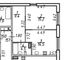 Продажа 1-комнатной квартиры 43,6 м², 3/5 этаж