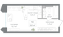 Продажа квартиры-студии 26,1 м², 16/19 этаж