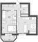 Продажа 1-комнатной квартиры 45,8 м², 9/12 этаж