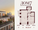 Продажа 1-комнатной квартиры 50,2 м², 3/15 этаж