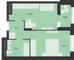 Продажа 1-комнатной квартиры 38,8 м², 11 этаж
