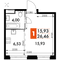Продажа квартиры-студии 26,5 м², 12/15 этаж