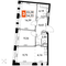 Продажа 3-комнатной квартиры 54,3 м², 4/15 этаж
