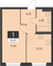 Продажа 1-комнатной квартиры 36,8 м², 14 этаж