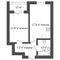 Продажа 1-комнатной квартиры 40,3 м², 24/24 этаж