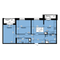 Продажа 2-комнатной квартиры 84,3 м², 10/23 этаж