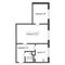 Продажа 2-комнатной квартиры 33,3 м², 2/4 этаж