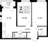Продажа 2-комнатной квартиры 45,9 м², 3/9 этаж