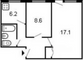 Продажа 2-комнатной квартиры 41 м², 1/5 этаж