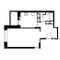 Продажа 1-комнатной квартиры 41,8 м², 16/23 этаж