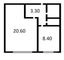 Продажа 1-комнатной квартиры 38,5 м², 2/14 этаж