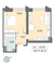 Продажа 1-комнатной квартиры 37,5 м², 20/58 этаж