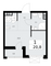 Продажа квартиры со свободной планировкой 20,8 м², 9/18 этаж