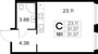 Продажа квартиры-студии 31,4 м², 1/15 этаж
