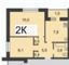 Продажа 2-комнатной квартиры 40,5 м², 8/9 этаж