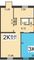 Продажа 2-комнатной квартиры 46,5 м², 3/3 этаж