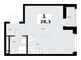 Продажа 1-комнатной квартиры 28,3 м², 3/9 этаж