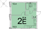 Продажа 1-комнатной квартиры 37,3 м², 22 этаж