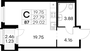 Продажа квартиры-студии 29 м², 10/15 этаж