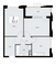Продажа квартиры со свободной планировкой 52,2 м², 10/22 этаж