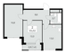 Продажа квартиры со свободной планировкой 55,5 м², 27/30 этаж