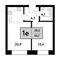 Продажа 2-комнатной квартиры 43,1 м², 24/35 этаж