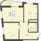 Продажа 2-комнатной квартиры 50,8 м², 6/24 этаж