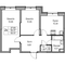 Продажа 2-комнатной квартиры 52,7 м², 1/24 этаж