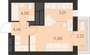 Продажа квартиры-студии 26,2 м², 18 этаж