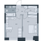 Продажа 1-комнатной квартиры 39,5 м², 26/34 этаж