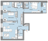 Продажа 4-комнатной квартиры 90 м², 7/8 этаж