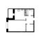 Продажа 1-комнатной квартиры 40 м², 17/19 этаж