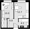 Продажа 1-комнатной квартиры 34,4 м², 4/28 этаж