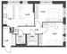 Продажа 3-комнатной квартиры 54,6 м², 18/25 этаж