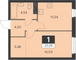 Продажа 1-комнатной квартиры 37,3 м², 12 этаж