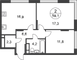 Продажа 2-комнатной квартиры 59,1 м², 13/17 этаж