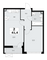 Продажа квартиры со свободной планировкой 41,4 м², 2/15 этаж