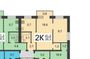 Аренда 2-комнатной квартиры 42,1 м², 2/5 этаж