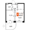Продажа 1-комнатной квартиры 44,6 м², 1/15 этаж