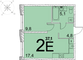 Продажа 1-комнатной квартиры 37,1 м², 23 этаж