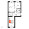 Продажа 2-комнатной квартиры 55,2 м², 2/4 этаж