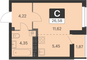 Продажа квартиры-студии 26,6 м², 15 этаж