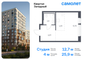 Продажа квартиры-студии 25,9 м², 1/7 этаж