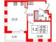 Продажа 1-комнатной квартиры 35,5 м², 3/4 этаж