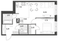 Продажа 2-комнатной квартиры 47,3 м², 15/25 этаж