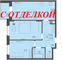 Продажа 2-комнатной квартиры 58 м², 4/4 этаж