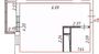 Продажа квартиры-студии 24,8 м², 13/23 этаж
