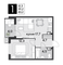 Продажа 1-комнатной квартиры 43,2 м², 4/18 этаж