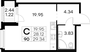 Продажа квартиры-студии 29,3 м², 10/15 этаж