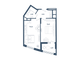 Продажа 1-комнатной квартиры 48,3 м², 2/6 этаж